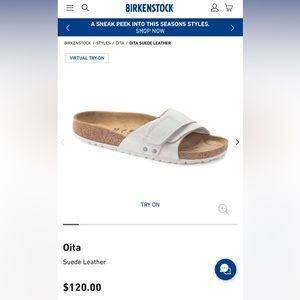 BIRKENSTOCK Oita suede sandal